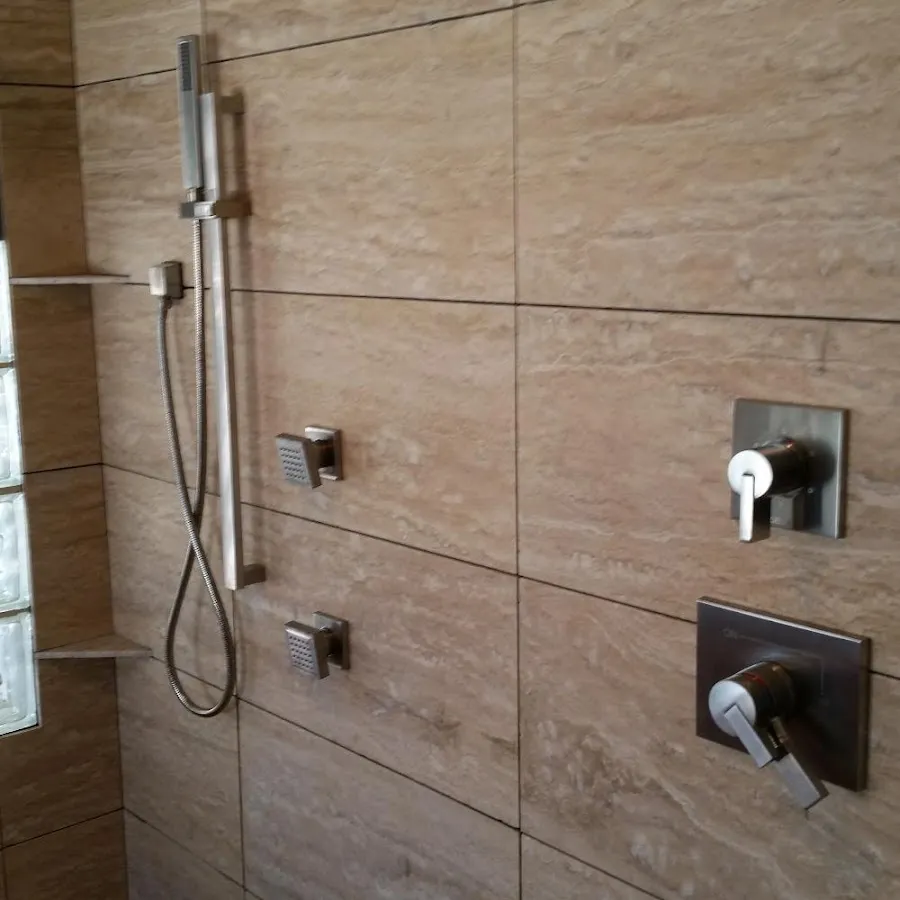 Shower fixture installation for Water Heater Replacement in Jesup